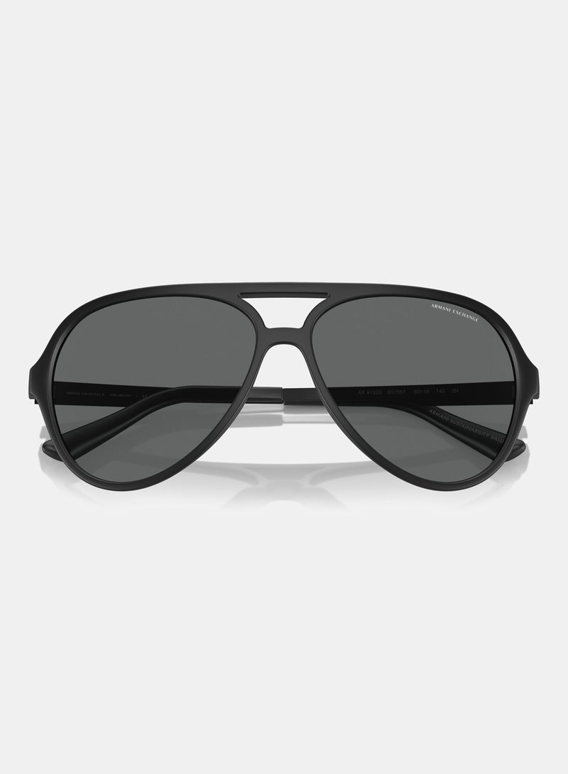 Armani Exchange Full Rimmed Phantos Sunglasses 0AX4133S 60 807887 - Image 4